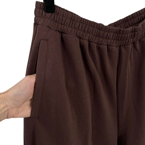Naked Wardrobe Womens Brown Jogger Sweatpants Pockets Plus Size 1X - Picture 3 of 8